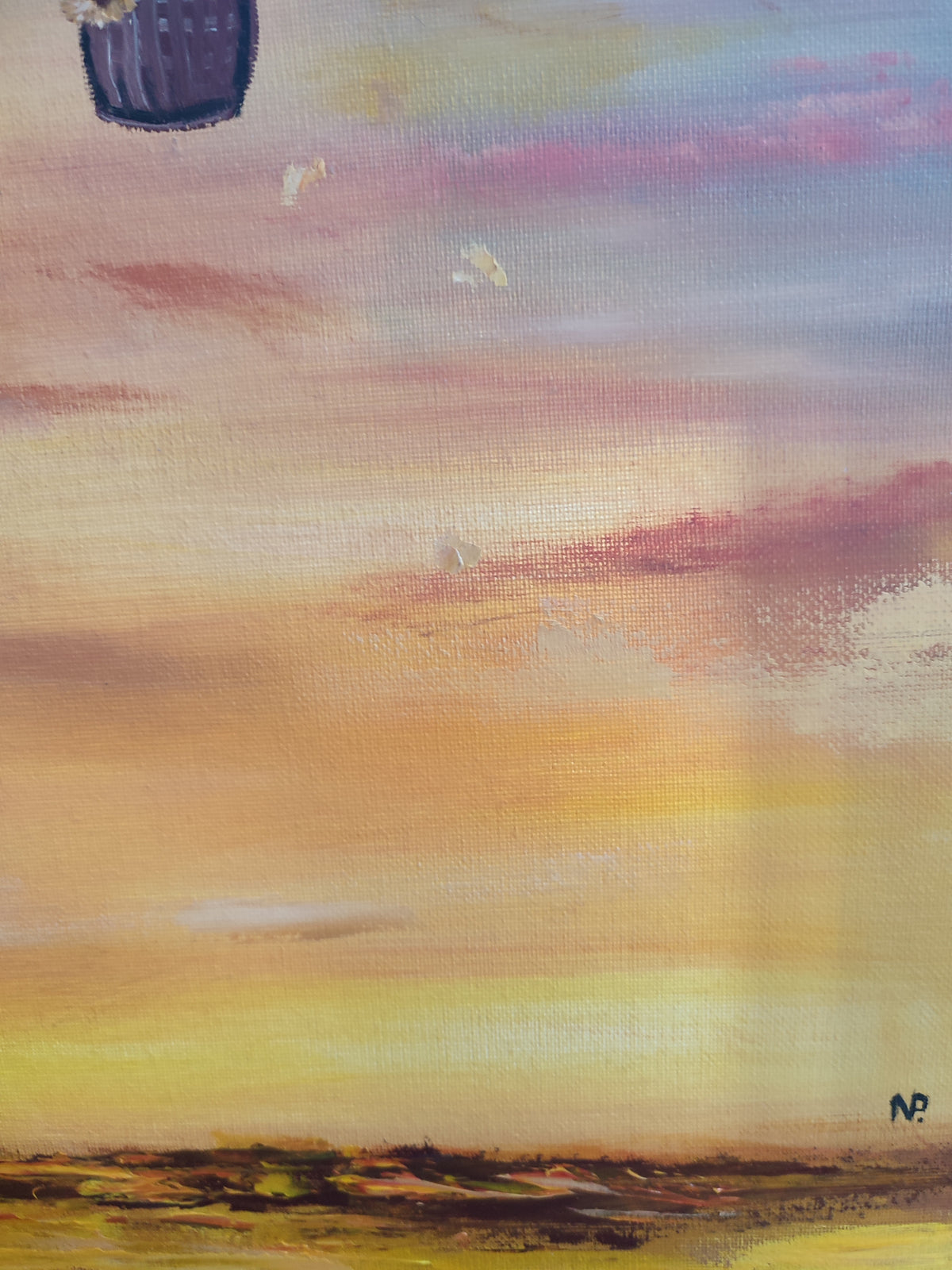 "My Way, Surreal Art" — Original Impressionistic Fantasy Painting by Nataliia Plakhotnyk
