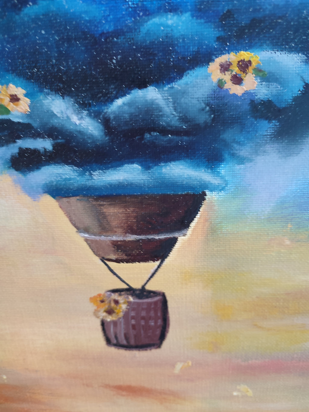 "My Way, Surreal Art" — Original Impressionistic Fantasy Painting by Nataliia Plakhotnyk