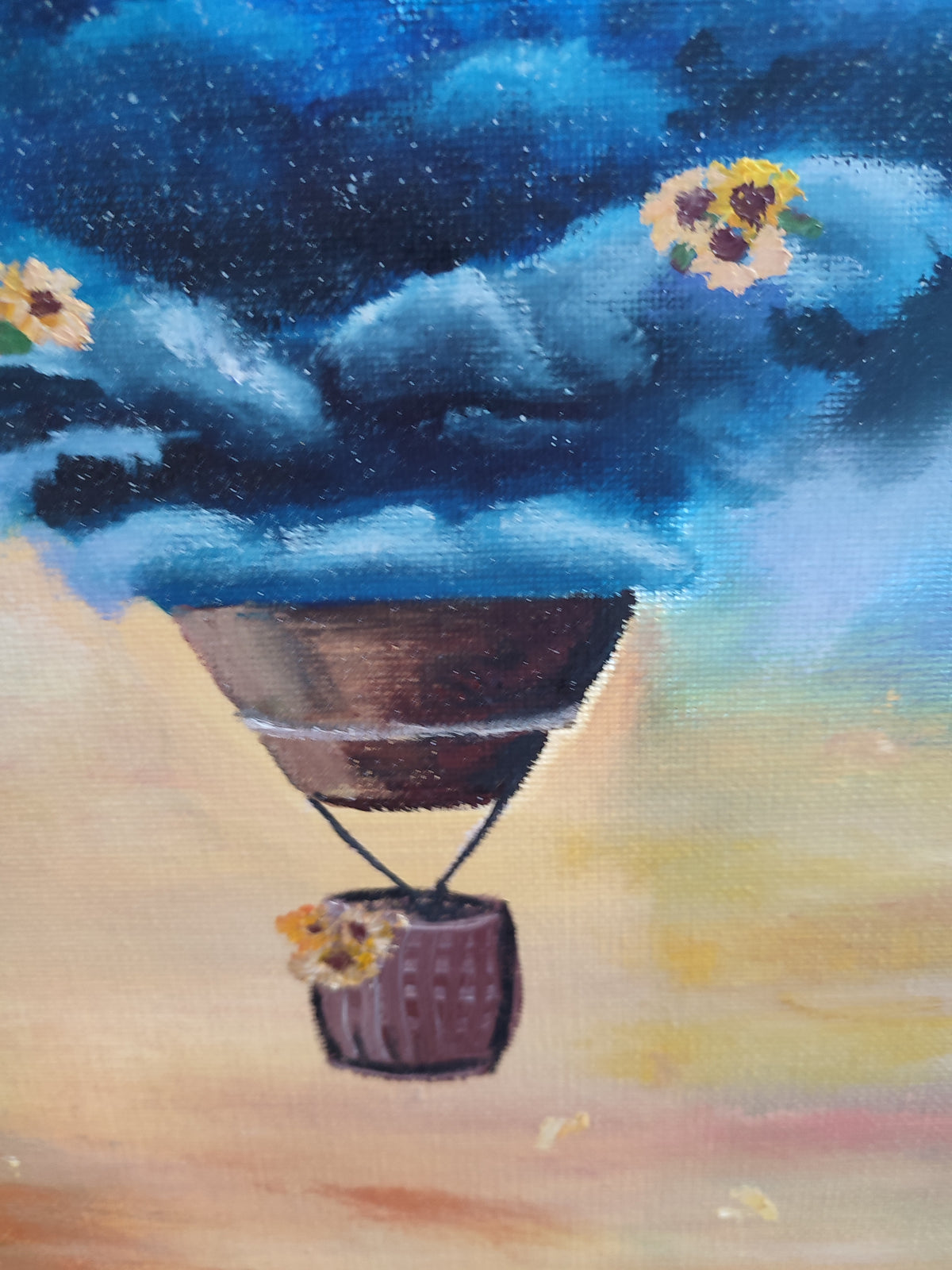 "My Way, Surreal Art" — Original Impressionistic Fantasy Painting by Nataliia Plakhotnyk