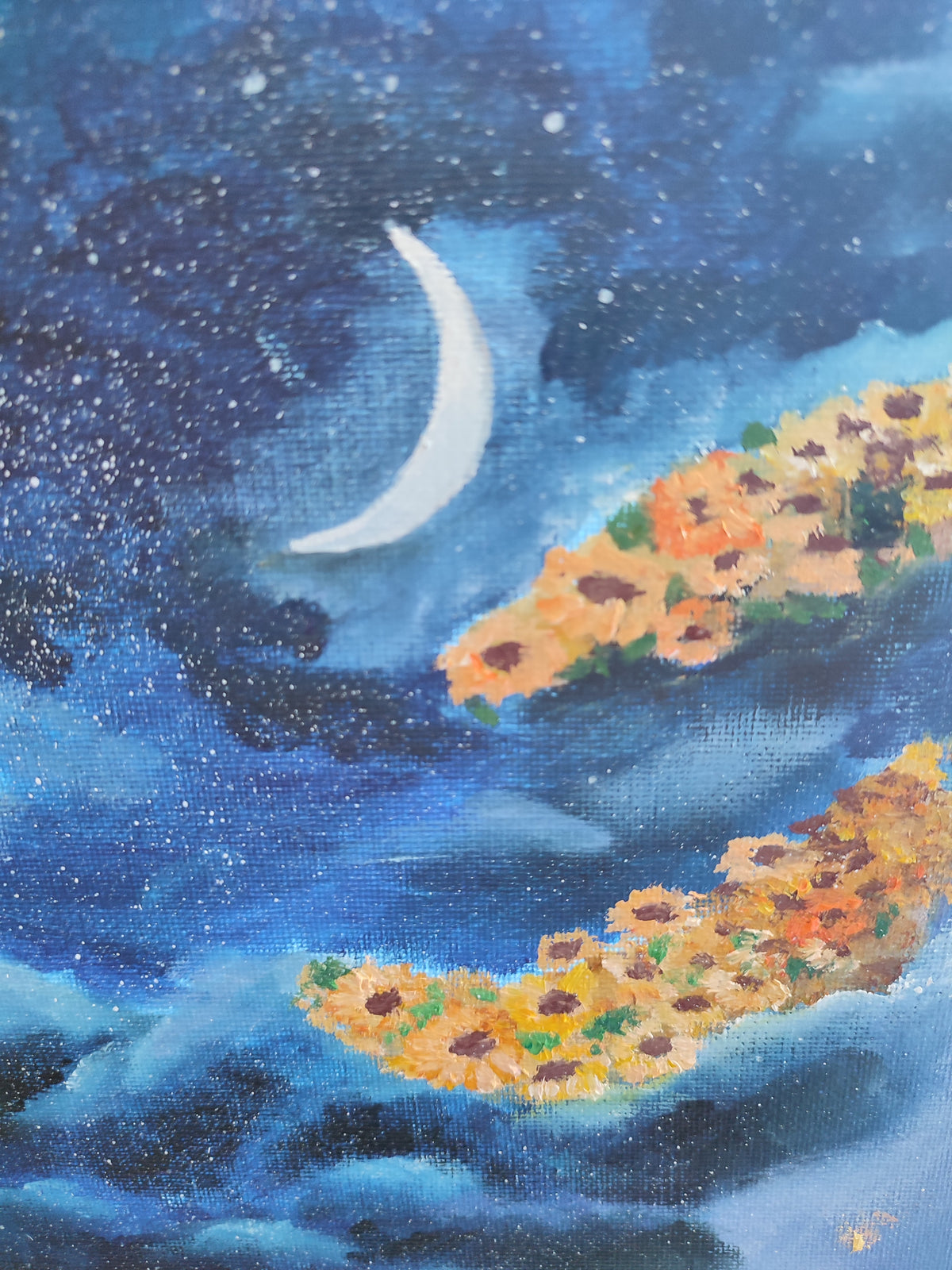 "My Way, Surreal Art" — Original Impressionistic Fantasy Painting by Nataliia Plakhotnyk