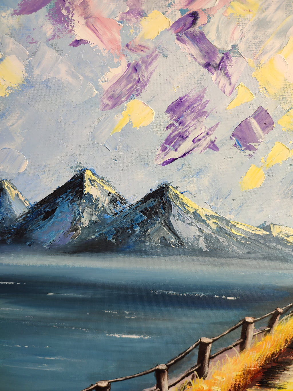 "Autumn Day" — Original Impressionistic Landscape Oil Painting by Nataliia Plakhotnyk