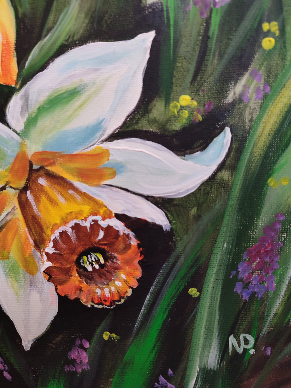 Spring flowers, daffodile, floral, spring