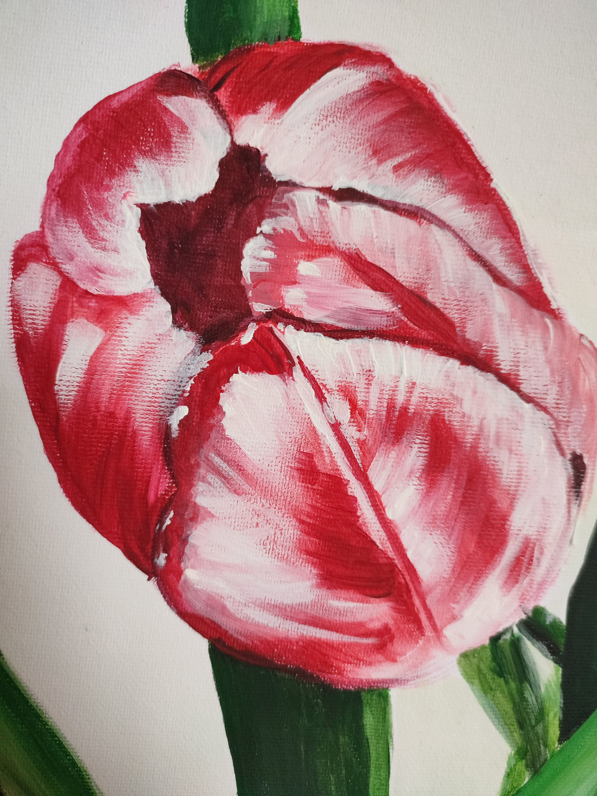 Tulips, original floral, spring painting