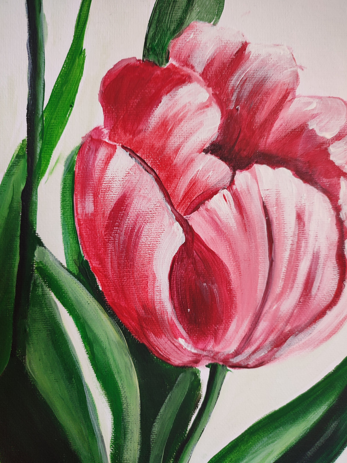 Tulips, original floral, spring painting