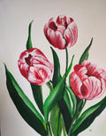 Tulips, original floral, spring painting