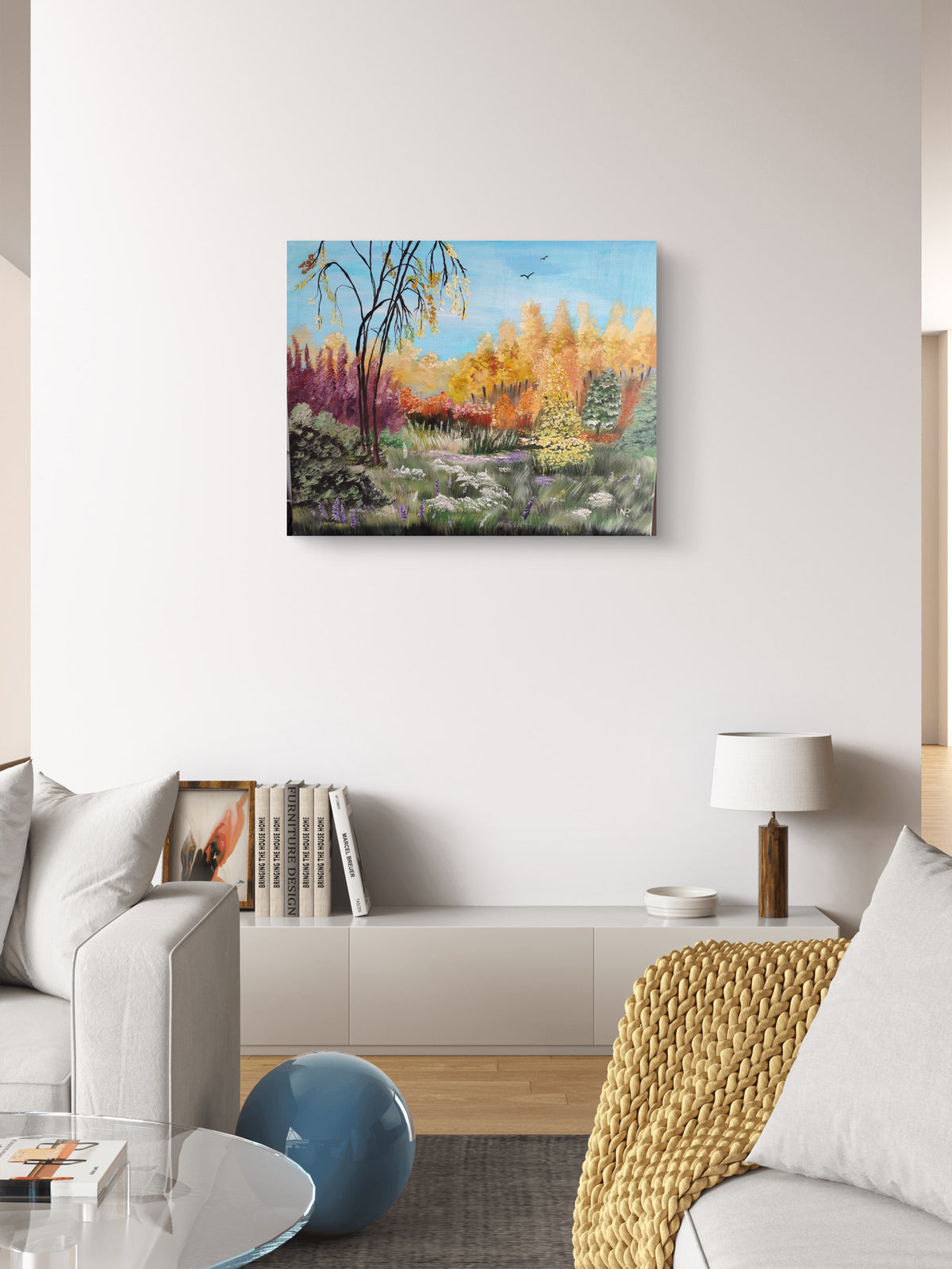 "Whispers of the Sunny Forest" — Original Impressionistic Oil Painting by Nataliia Plakhotnyk