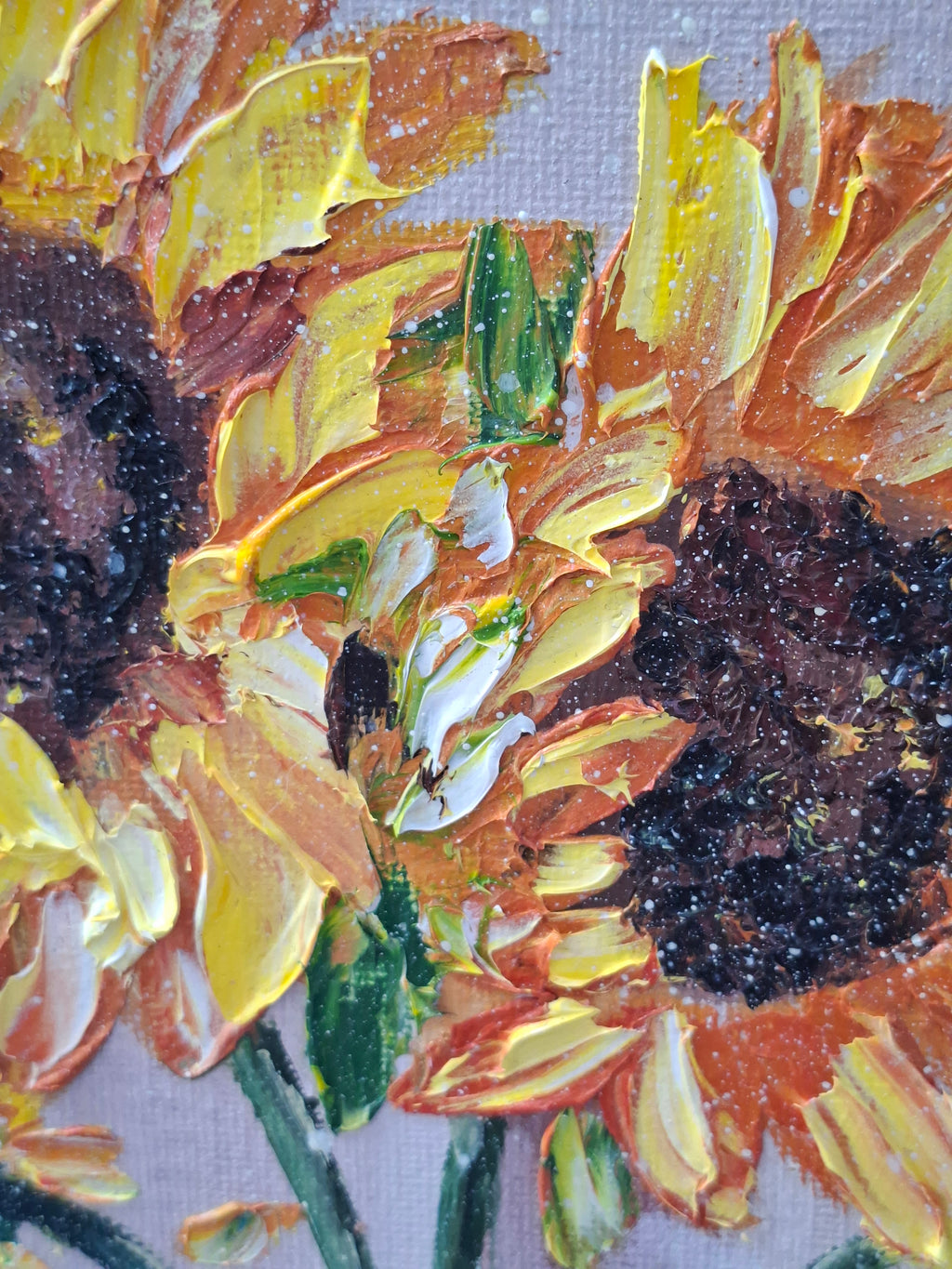 Sunlit Joy, sunflowers, floral oil painting