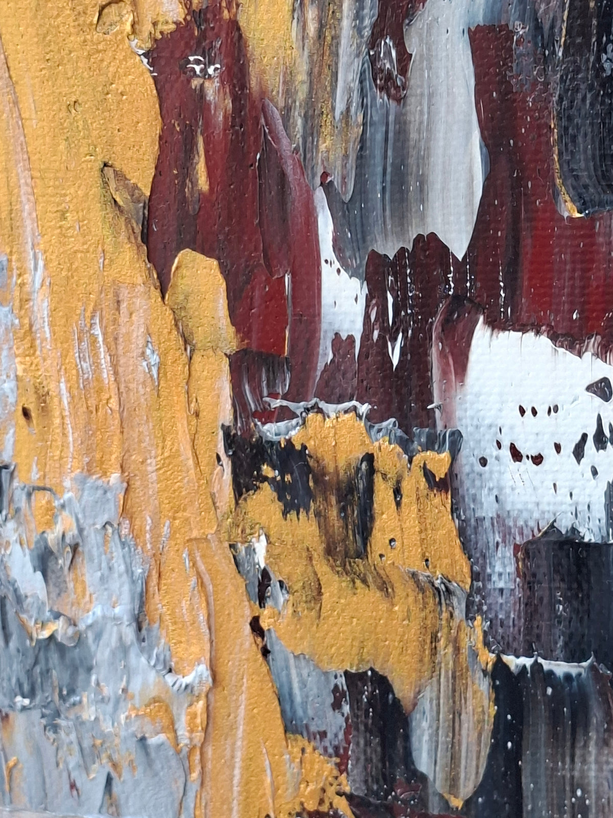 "The Path of Dreams" — Original Textured Oil & Gold Paint Marine Painting by Nataliia Plakhotnyk