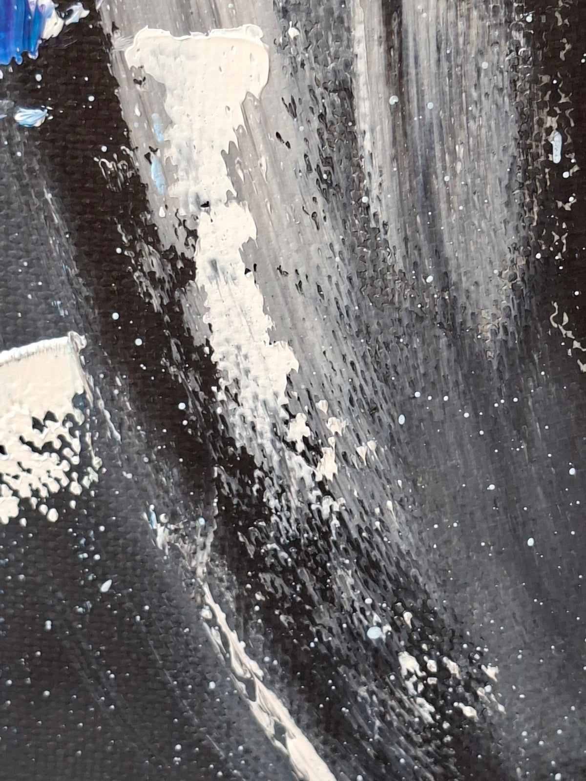 "Midnight Hydrangeas" — Original Textured Floral Oil Painting by Nataliia Plakhotnyk