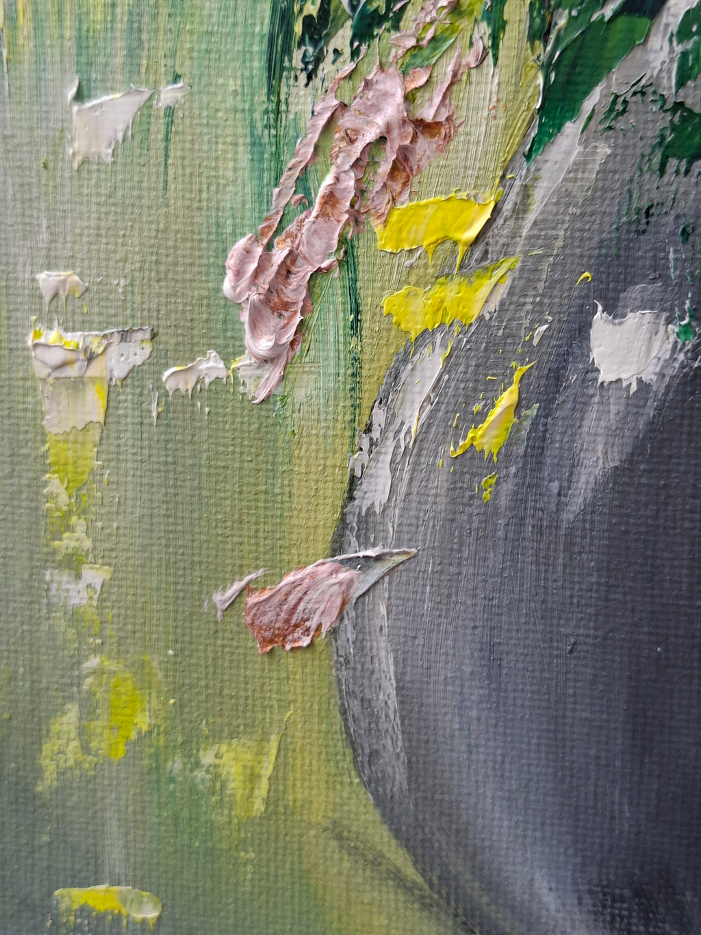 "Sunny Bouquet" — Original Textured Floral Oil Painting by Nataliia Plakhotnyk