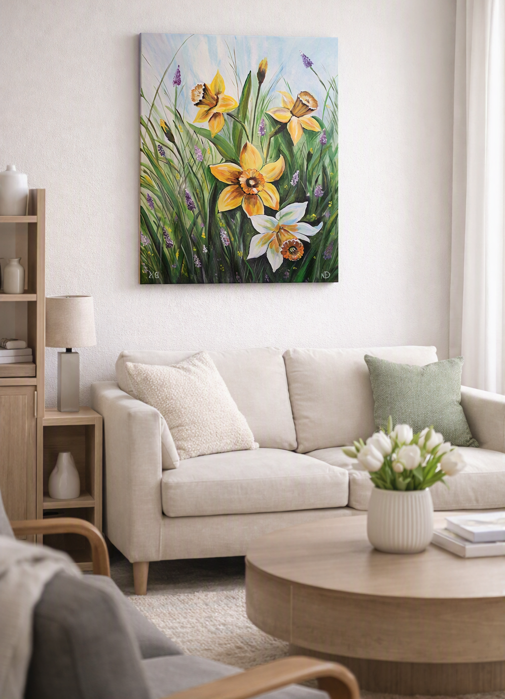 Spring flowers, daffodile, floral, spring