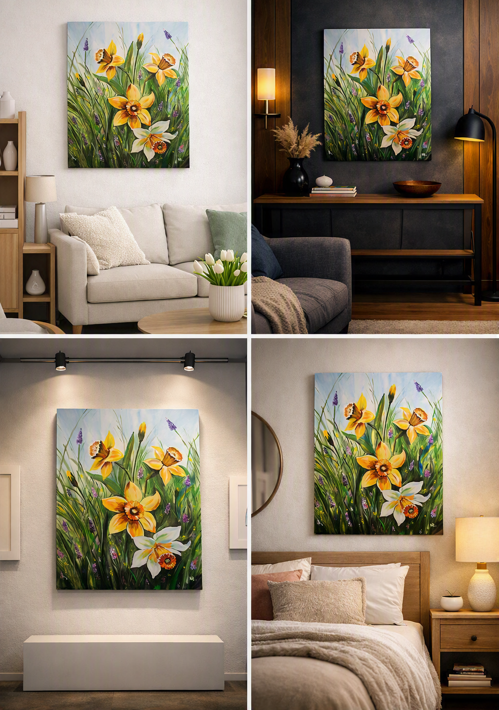 Spring flowers, daffodile, floral, spring
