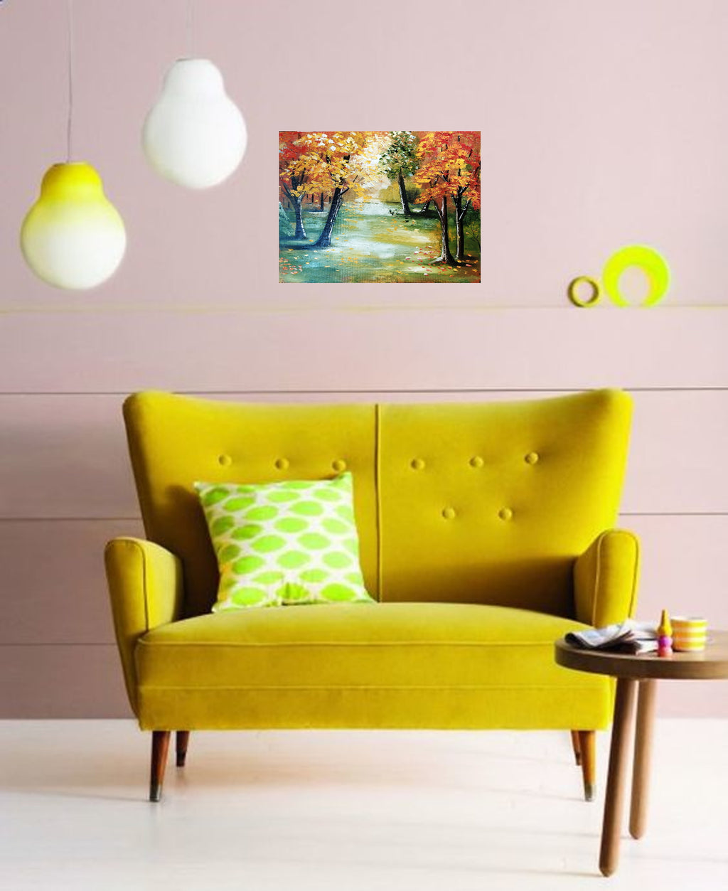 "Autumn Morning" — Original Impressionistic Oil Painting by Nataliia Plakhotnyk